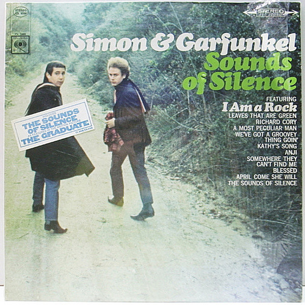 レコードメイン画像：ハイプシール・シュリンク良好品!! 360 2eye USオリジナル SIMON & GARFUNKEL Sounds Of Silence ('66 Columbia) STEREO LP 緑文字タイプ