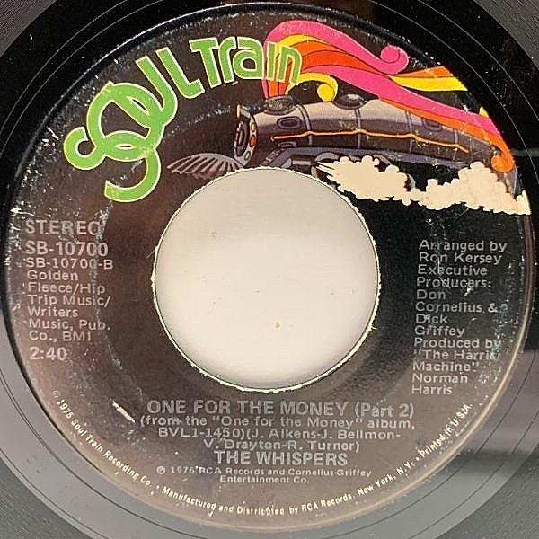 WHISPERS / One For The Money (7) / Soul Train | WAXPEND RECORDS
