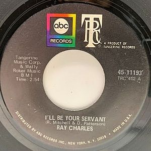 レコード画像：RAY CHARLES / I'll Be Your Servant