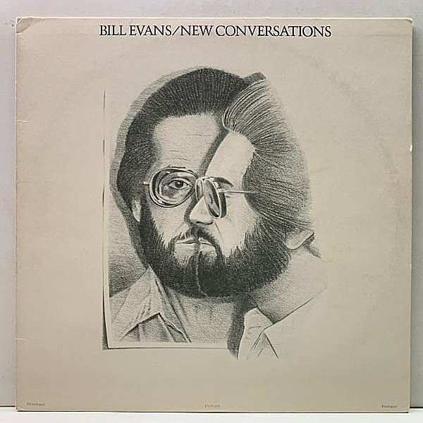 レコードメイン画像：Cut無し!美品! 初版 横縞ラベ USオリジナル BILL EVANS New Conversations ('78 Warner) 一人多重録音の最高傑作 ビル・エヴァンス LP