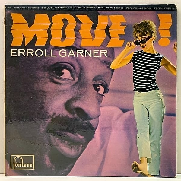 レコードメイン画像：MONO UKオリジナル ERROLL GARNER Move! ('64 Fontana) 美女ジャケット！あの名曲 Misty を含む初期の名演の数々を収録