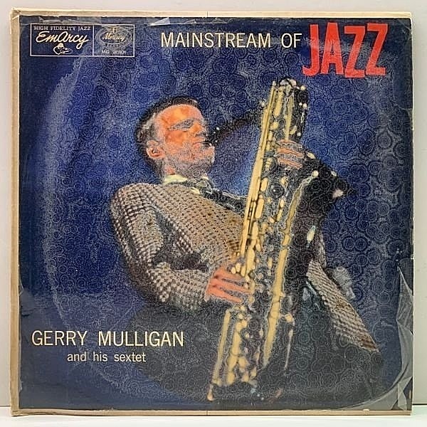 レコードメイン画像：USオリジナル MONO 小ドラ 深溝 GERRY MULLIGAN Mainstream Of Jazz ('56 EmArcy MG 36101) 曇り カゼヒキ無し Zoot Sims, Bob Brookmeyer