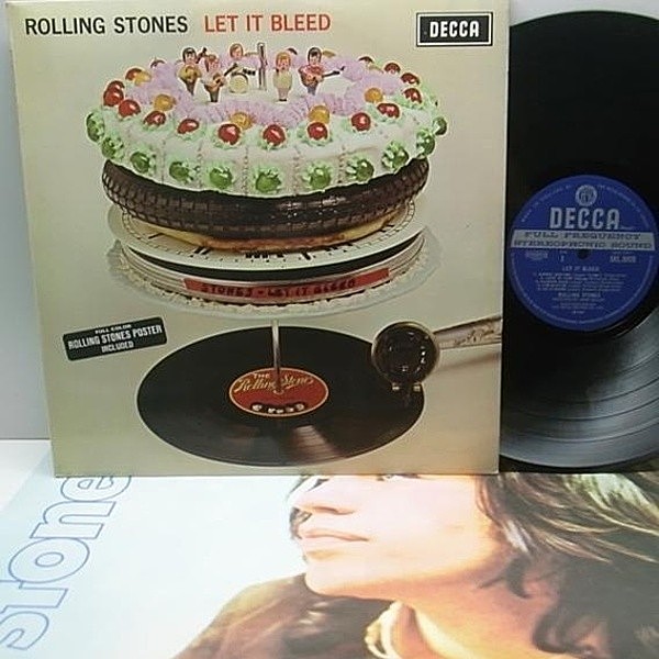 レコードメイン画像：美品 UK 英 オリジナル ROLLING STONES Let it Bleed ('69 Decca SKL 5025) コーティング仕様 Unboxed オープン・ロゴ