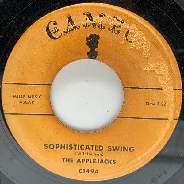 レコードメイン画像：【管楽器が強烈に効きまくった渋めのインストR&R】USオリジナル 7インチ APPLEJACKS Sophisticated Swing ('58 Cameo) OLDIES 45RPM.
