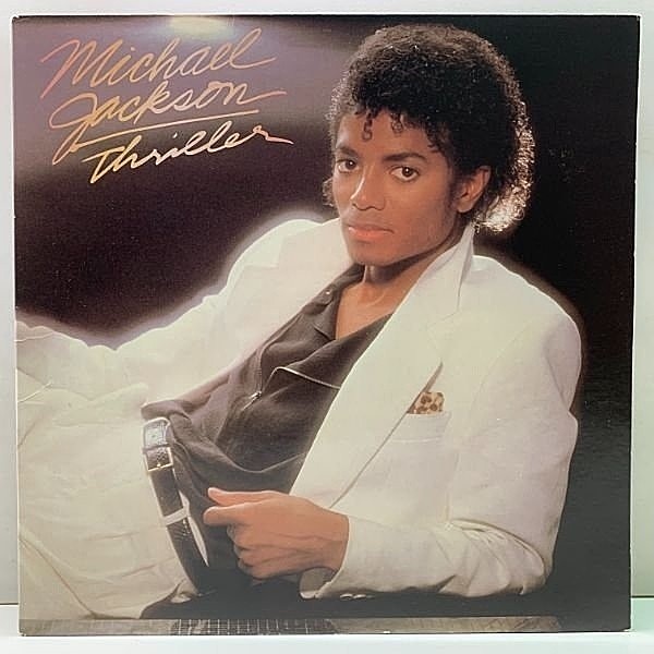 レコードメイン画像：プロモ 美品【両面1マト・英番1桁】USオリジナル MICHAEL JACKSON Thriller ('82 Epic) マイケル・ジャクソン／スリラー Promo