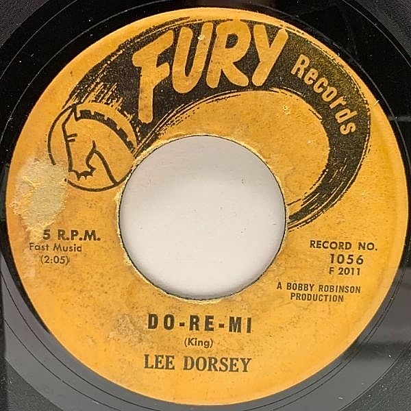 レコードメイン画像：【ニューオーリンズR&B】USオリジナル 7インチ LEE DORSEY Do-Re-Mi / People Gonna Talk ('62 Fury) 極小レーベル リー・ドーシー 45RPM.