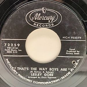 レコード画像：LESLEY GORE / That's The Way Boys Are