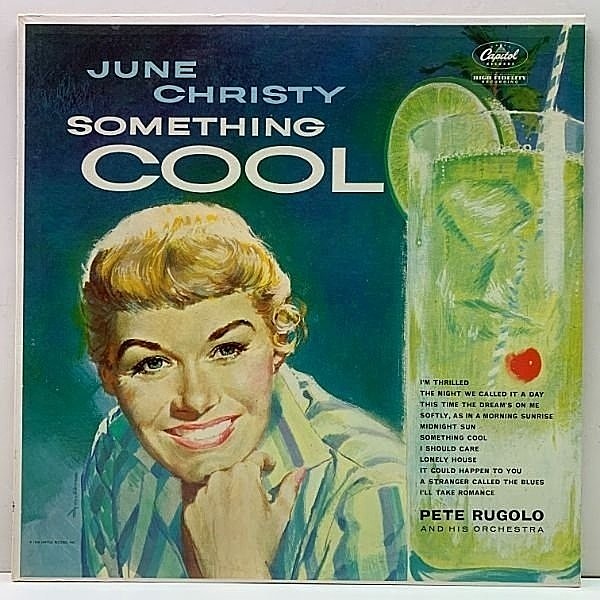 レコードメイン画像：レアな美品!! MONO US 初期プレス JUNE CHRISTY Something Cool (Capitol) クール・クリスティ 最高傑作 米 モノラル LP