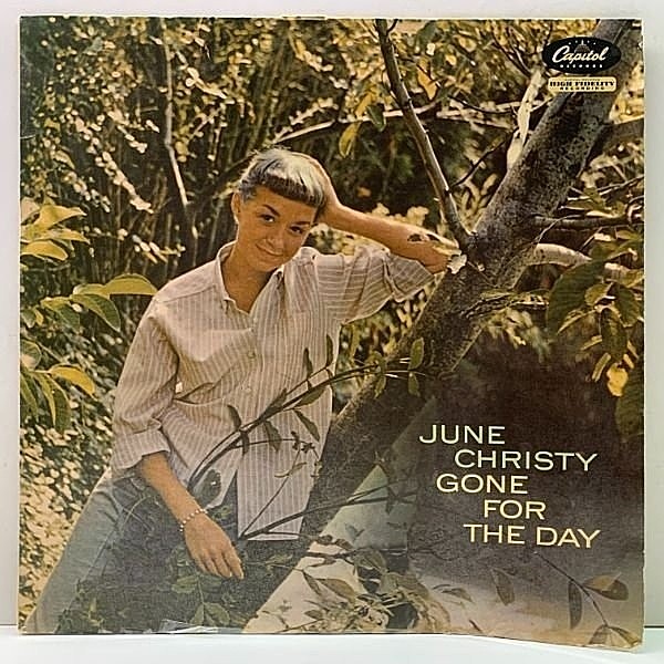 レコードメイン画像：美盤!! UKオリジナル MONO ターコイズ FBコート JUNE CHRISTY Gone For The Day ('57 Capitol T 902) ジューン・クリスティ 初回 モノラル