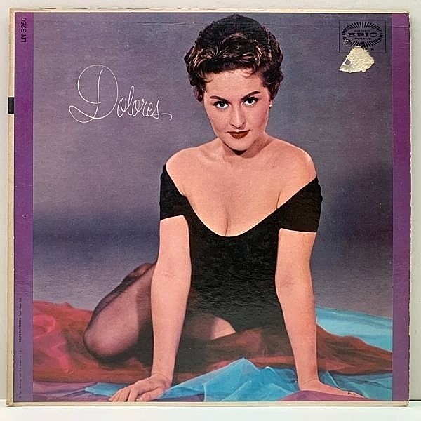 レコードメイン画像：USオリジナル MONO 初版ストロボ 深溝 DOLORES HAWKINS Dolores ('56 Epic) w/ HANK JONES, RUBY BRAFF レア・アルバム 米 初回 LP