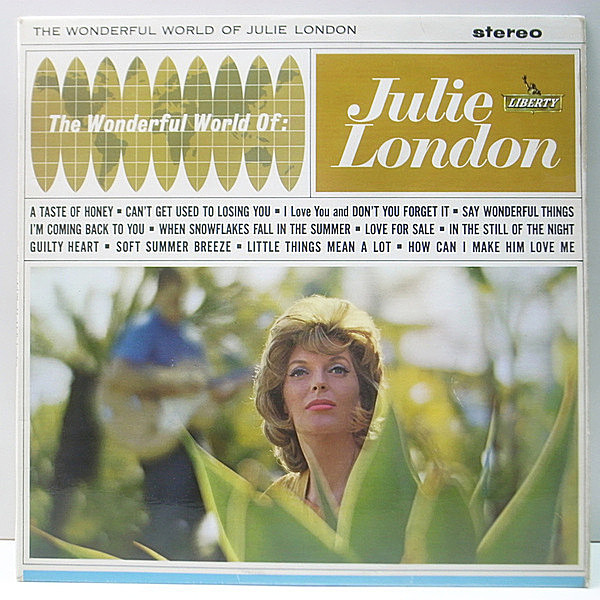 レコードメイン画像：美品 フリップバック・コート UKオリジナル JULIE LONDON The Wonderful World Of ('63 Liberty) スタンダード集！ジュリー・ロンドン Lp