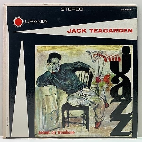 レコードメイン画像：【通好みのマイナー珍盤】良好盤!! 片溝 USオリジナル JACK TEAGARDEN Accent On Trombone ('55 Urania) w/ Ruby Braff, Lucky Thompson
