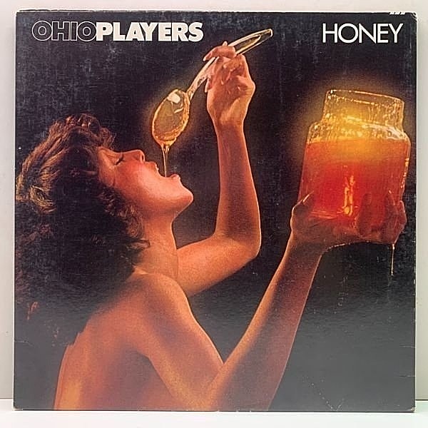 レコードメイン画像：Cut無し!! STERLING刻印 USオリジナル OHIO PLAYERS Honey ('75 Mercury) Sweet Sticky Thing サンプリング・ネタ Sexy エロジャケ