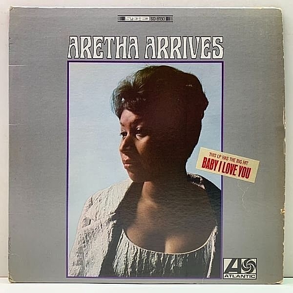 レコードメイン画像：初版 3色ラベ USオリジナル ARETHA FRANKLIN Aretha Arrives ('67 Atlantic) Satisfaction, Baby, I Love You ほか