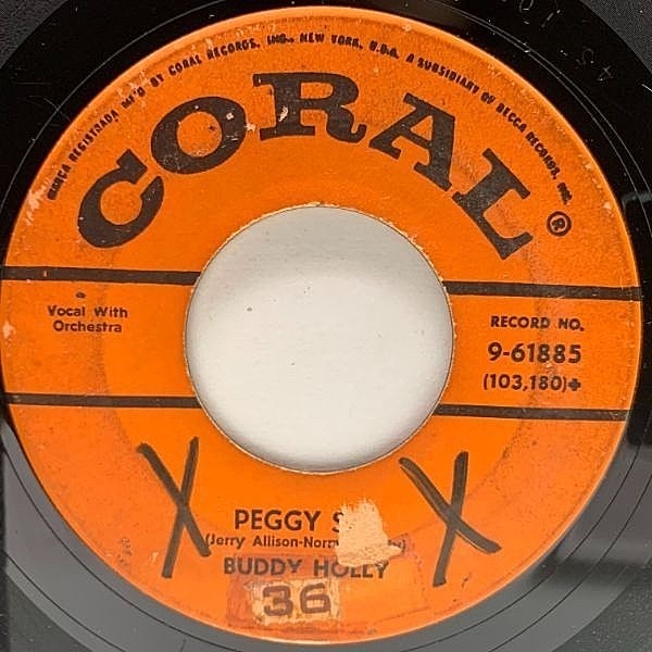 N*9様 BUDDY HOLLY PEGGY SUE / EVERYDAY オリ Buddy Holly – Peggy Sue / Everyday – Vinyl (Hollywood