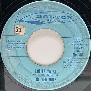 レコード画像：VENTURES / Lolita Ya-Ya / Lucille