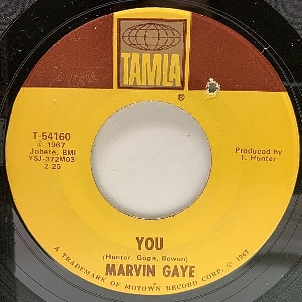 レコードメイン画像：USオリジナル 7インチ MARVIN GAYE You / Change What You Can ('67 Tamla) マーヴィン・ゲイ 45RPM.