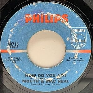 レコード画像：MOUTH & MACNEAL / How Do You Do? / Land Of Milk And Honey