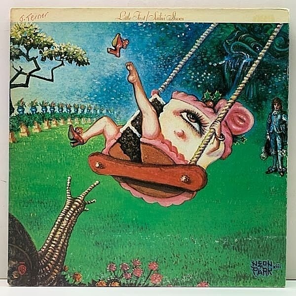 レコードメイン画像：良好盤!! 米パームツリー LITTLE FEAT Sailin' Shoes ('72 Warner) 名曲 Willin' ほか アートワークはNeon Park！Lowell George