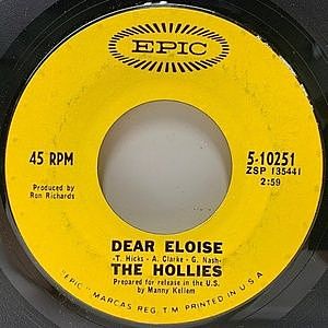 レコード画像：HOLLIES / Dear Eloise