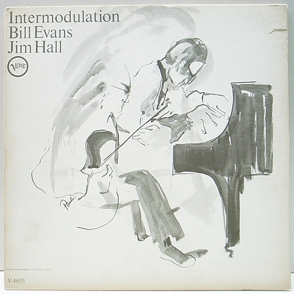 レコードメイン画像：美盤!! MONO VANGELDER刻印 オリジナル BILL EVANS & JIM HALL Intermodulation ('66 Verve) 名盤