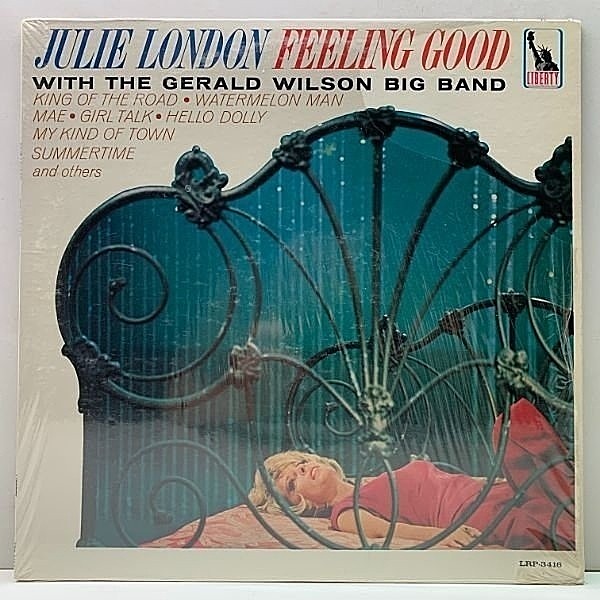 レコードメイン画像：MONO シュリンク極美ジャケ!! USオリジナル JULIE LONDON Feeling Good ('65 Liberty) w/ TEDDY EDWARDS, GERALD WILSON