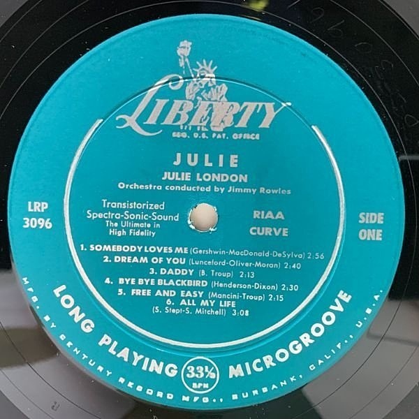 JULIE LONDON / Julie (LP) / Liberty | WAXPEND RECORDS