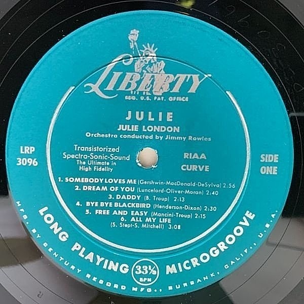 JULIE LONDON / Julie (LP) / Liberty | WAXPEND RECORDS
