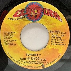 レコード画像：CURTIS MAYFIELD / Superfly