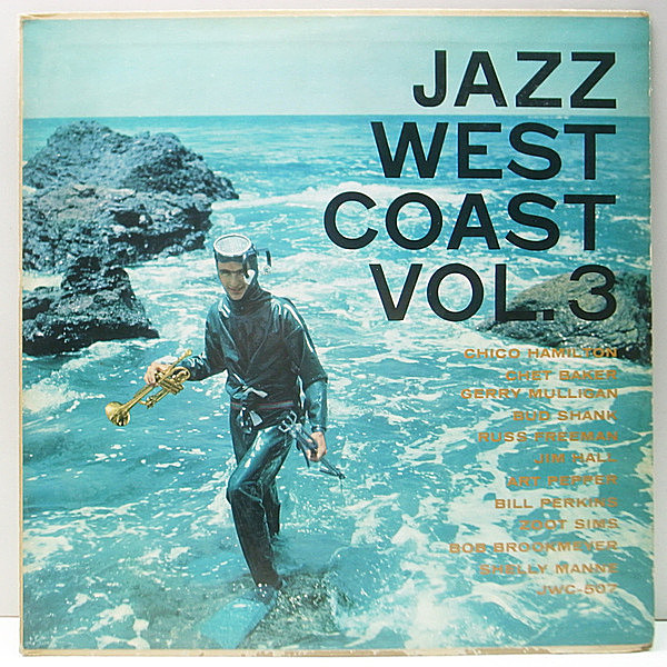 レコードメイン画像：美盤!! 米 MONO 深溝『Jazz West Coast Vol.3』シリーズ第三弾 Art Pepper, Chet Baker, Bud Shank, Russ Freeman, Jim Hall ほか