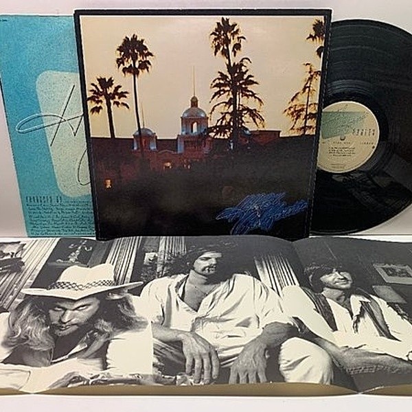 レコードメイン画像：未使用ポスター完品 USオリジ 初版 7E規格 EAGLES Hotel California ('76 Asylum) イーグルス／ホテル・カリフォルニア 米 初回 PRCプレス