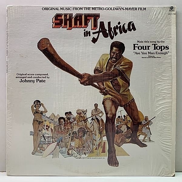 レコードメイン画像：シュリンク極美品!! USオリジ JOHNNY PATE Shaft In Africa ('73 ABC) アフリカ作戦 Ultimate Breaks Beats, Rare Groove 特大クラシック