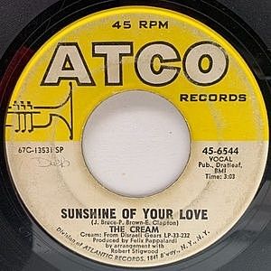 レコード画像：CREAM / Sunshine Of Your Love