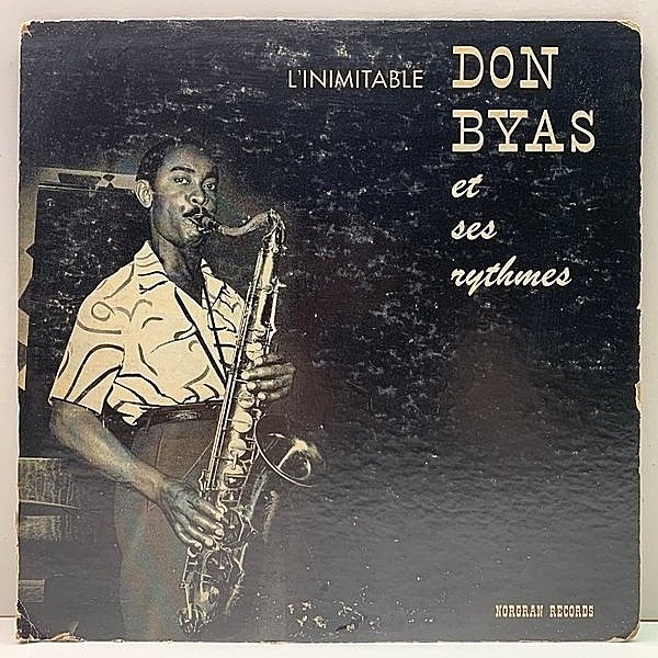 レコードメイン画像：レア 10'' 原盤 FLAT 米オリジナル DON BYAS L'inimitable Don Byas Et Ses Rythmes ('53 Norgran) 黄大TP 深溝 MONO