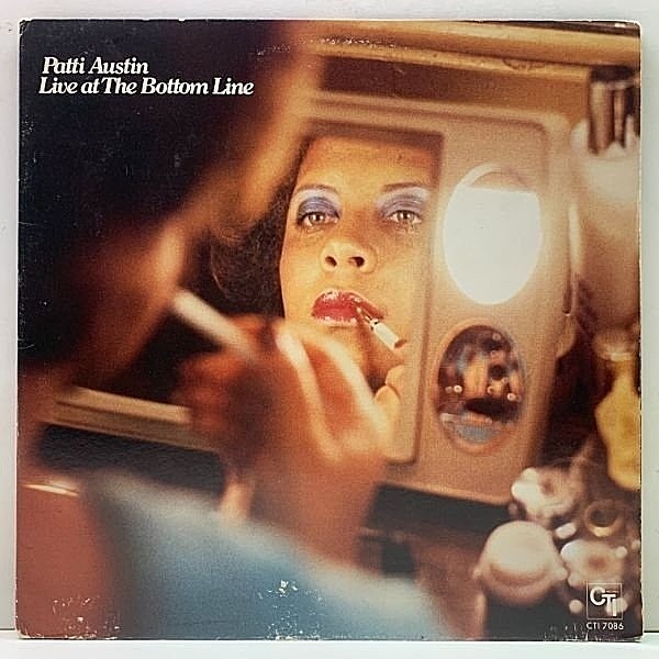 レコードメイン画像：プロモ VANGELDER刻印 USオリジ PATTI AUSTIN Live At The Bottom Line ('79 CTI) 名曲 Wait A Little While ほか ゲートフォールド仕様