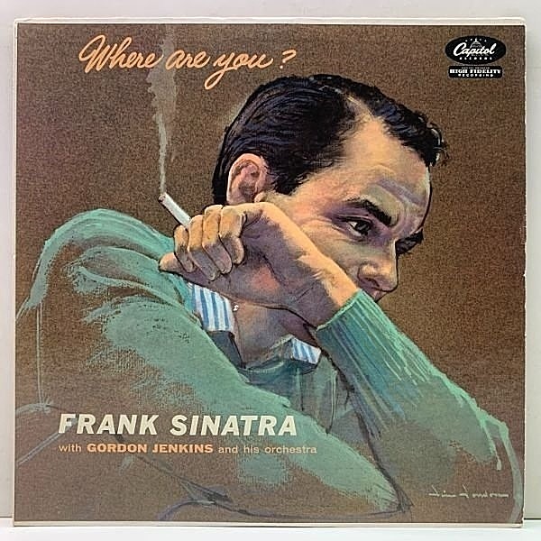 レコードメイン画像：レア MONO 初版 灰ラベ USオリジナル FRANK SINATRA Where Are You? Capitol時代屈指のバラード集！米 初回プレス