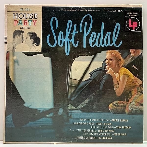 レコードメイン画像：MONO 6eye 深溝 USオリジナル『Soft Pedal』Teddy Wilson, Eddie Heywood ほか ピアノトリオ＆ソロ House Party Series