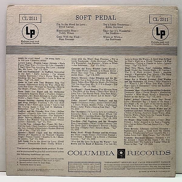 VARIOUS / TEDDY WILSON / Soft Pedal (10) / Columbia