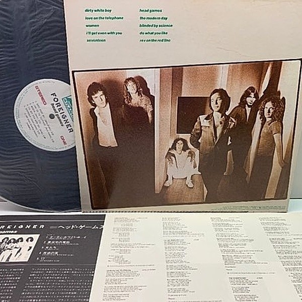 FOREIGNER レコード 7枚 フォリナー ★ ミック・ジョーンズ Foreigner フォリナー/Tokyo,Japan 1980