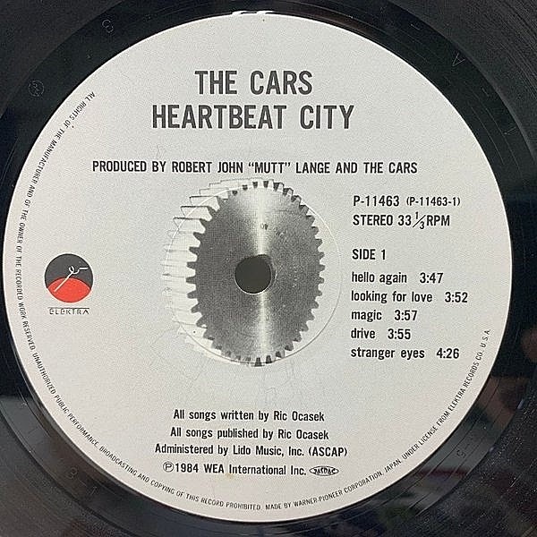 CARS / Heartbeat City (LP) / Elektra | WAXPEND RECORDS