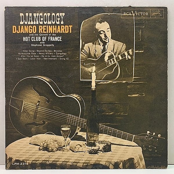 レコードメイン画像：美盤!! MONO 初版ニッパー 深溝 ざら紙 USオリジナル DJANGO REINHARDT Djangology (RCA LPM 2319) With Stephane Grappelly*