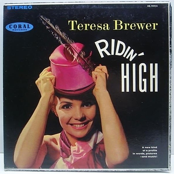 レコードメイン画像：'60 Coral 両溝 Orig. TERESA BREWER Ridin High 見開きJK 良好!