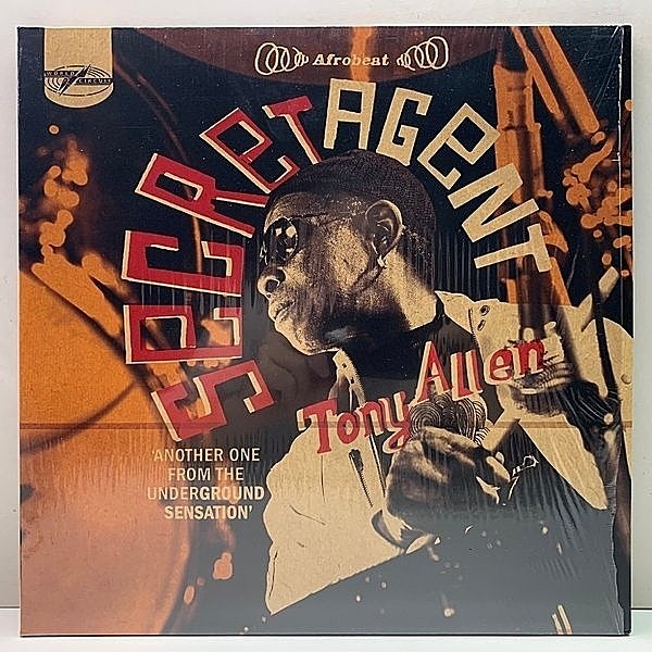 レコードメイン画像：【アフロ・ファンクの真髄】シュリンク美品!! 2LP 独オリジナル TONY ALLEN Secret Agent ('09 World Circuit) AFROBEAT フェラ・クティ*