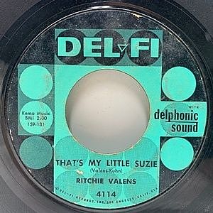 レコード画像：RITCHIE VALENS / That's My Little Suzie