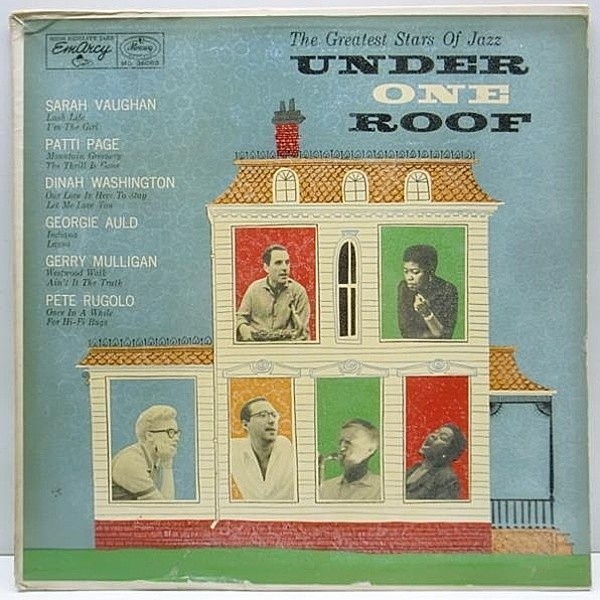 レコードメイン画像：美盤 EmArcy 太鼓 MONO Orig. SARAH VAUGHAN 他 Under One Roof