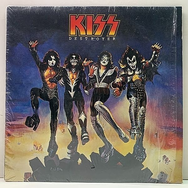 レコードメイン画像：シュリンク美品!! USプレス KISS Destroyer ('85 Casablanca) キッス／地獄の軍団 "Detroit Rock City" 収録