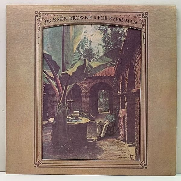 レコードメイン画像：美品!! ギミック 特殊ジャケ US初期プレス W付き JACKSON BROWNE For Everyman ('73 Asylum) w/ DAVID LINDLEY