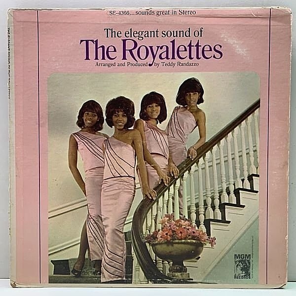 レコードメイン画像：珍【Capitolプレス】USオリジナル ROYALETTES The Elegant Sound Of ～ ('66 MGM／Club Edition) ロイヤレッツ 傑作 2nd アルバム