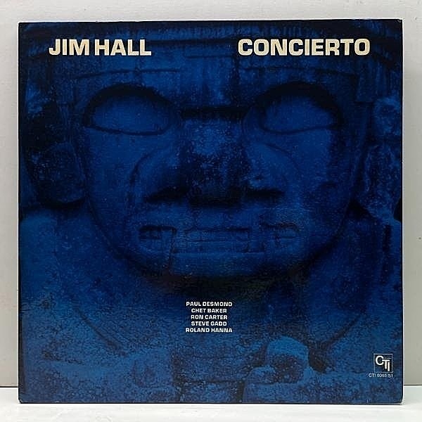 レコードメイン画像：Cut無し!良好! 両面 VANGELDER刻印 GFコート USオリジ JIM HALL Concierto (CTI) アランフェス協奏曲 名盤 w/ CHET BAKER, PAUL DESMOND