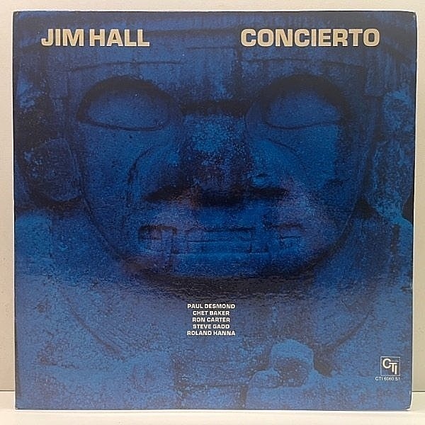 レコードメイン画像：Cut無し!良好! 両面 VANGELDER刻印 GFコート USオリジ JIM HALL Concierto (CTI) アランフェス協奏曲 名盤 w/ CHET BAKER, PAUL DESMOND